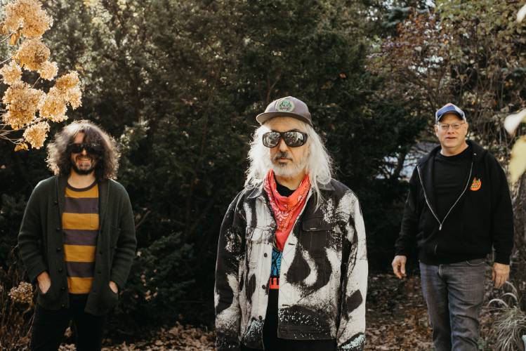 Dinosaur Jr., formed in Amherst in 1986, features the original lineup of Lou Barlow, left, J. Mascis and Murph.
