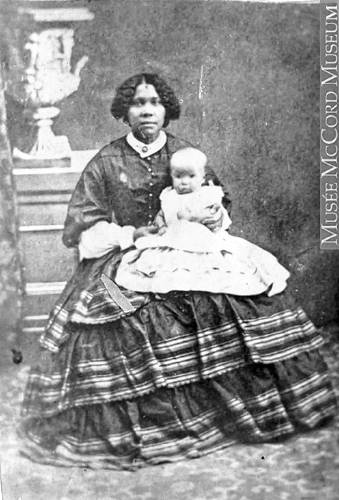 Photograph, Nurse and baby, copied for Mrs. Farquharson in 1868 (Anonymous). 